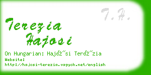 terezia hajosi business card